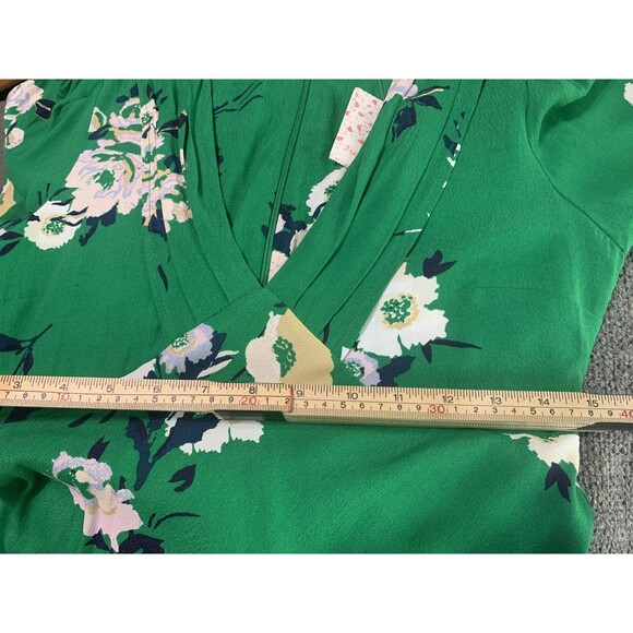 Free People Dress Womens 2 Floral Print Short Sleeve OB998041 Boho Summer Casual - Picture 11 of 11
